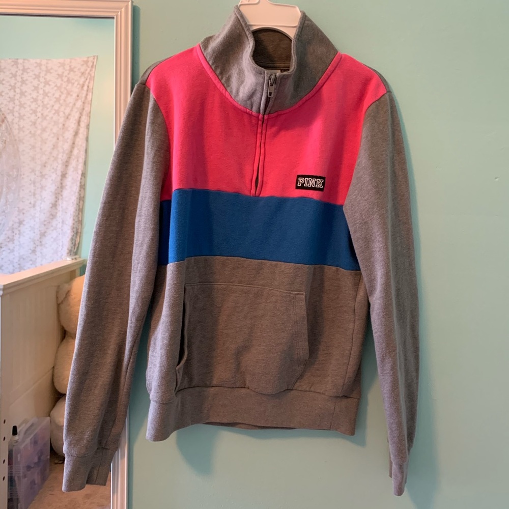 PINK Quarter Zip Pullover